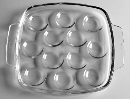 Originals Clear 12 Hole Escargot/Snail Dish