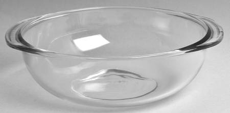 Originals Clear 2 Qt Round Covered Casserole No Lid