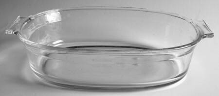 Originals Clear 2 Quart Oval Covered Casserole No Lid