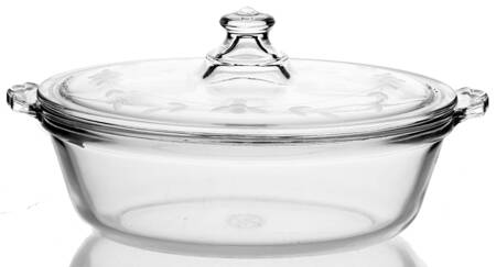 Originals Clear 1.5 Quart Oval Covered Casserole