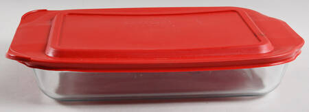 Originals Clear 11" Rectangular Baker W/Plastic Lid