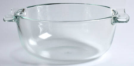 Originals Clear 1.5 Qt Round Covered Vegetable No Lid