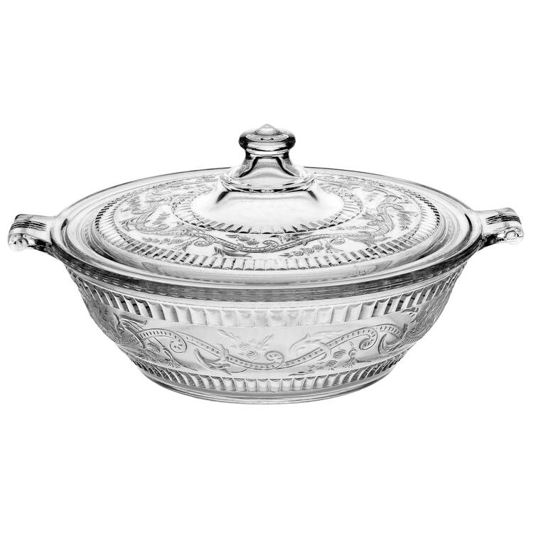 Originals Clear 1 Qt Round Covered Casserole