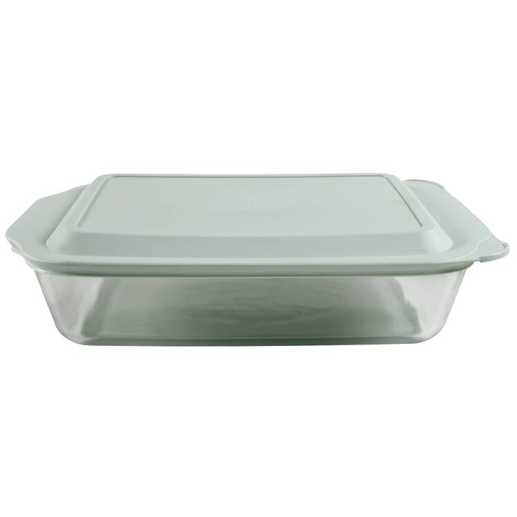 Originals Clear 13" Rectangular Baker w/Plastic Lid