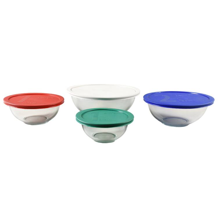 Originals Clear 8  Piece Estate Set by Pyrex