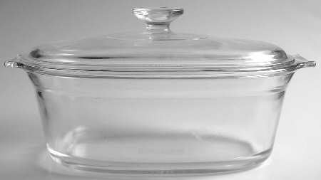 Originals Clear 3 Quart Oval Covered Casserole