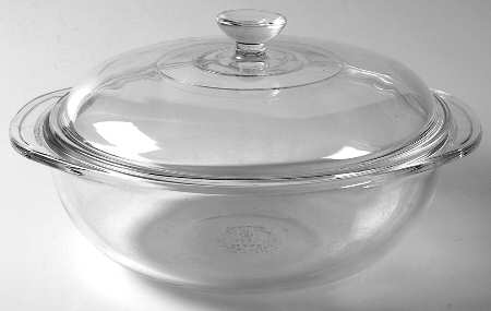 Originals Clear 1 Pt Round Covered Casserole