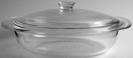 Originals Clear 2.25 Qt Round Covered Casserole
