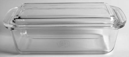 Originals Clear Glassware Loaf Pan with Lid