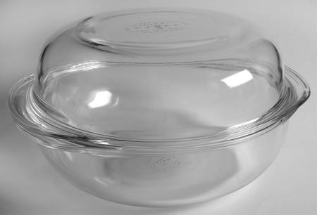 Originals Clear 3 Quart Round Covered Casserole