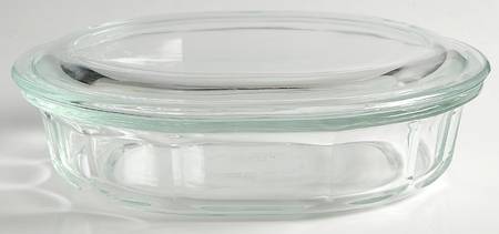 Originals Clear 1.25 Quart Oval Covered Casserole