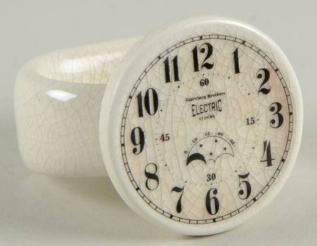 Vintage Clock Napkin Ring