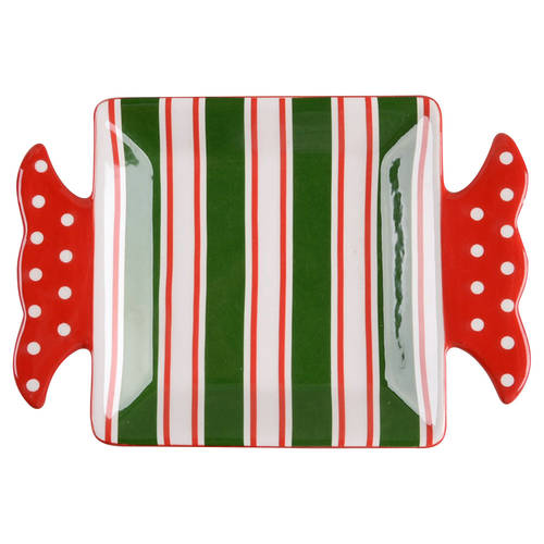 Candy Cane Appetizer Tray/Plate