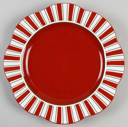 Candy Cane Dinner Plate