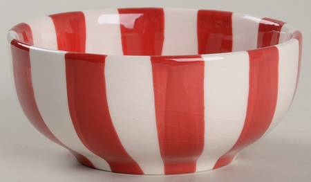 Candy Cane Tidbit Dish