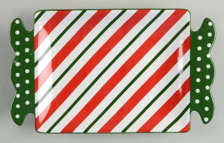 Candy Cane Appetizer Tray