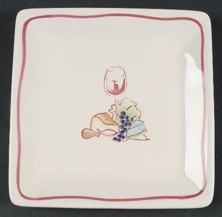 PBA54 Square Canape Plate