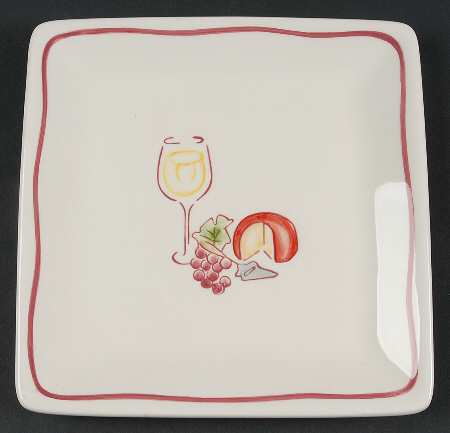 PBA54 Square Canape Plate