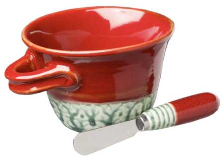 Aspen Dip Bowl & Spreader Set