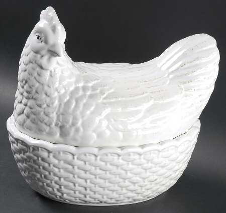 Country Cupboard Hen On Nest