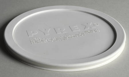 Sculptured Clear Plastic Lid for 7" Round Vegetable