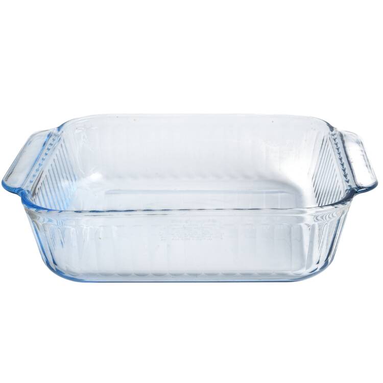 Sculptured Clear 8" Square Baker