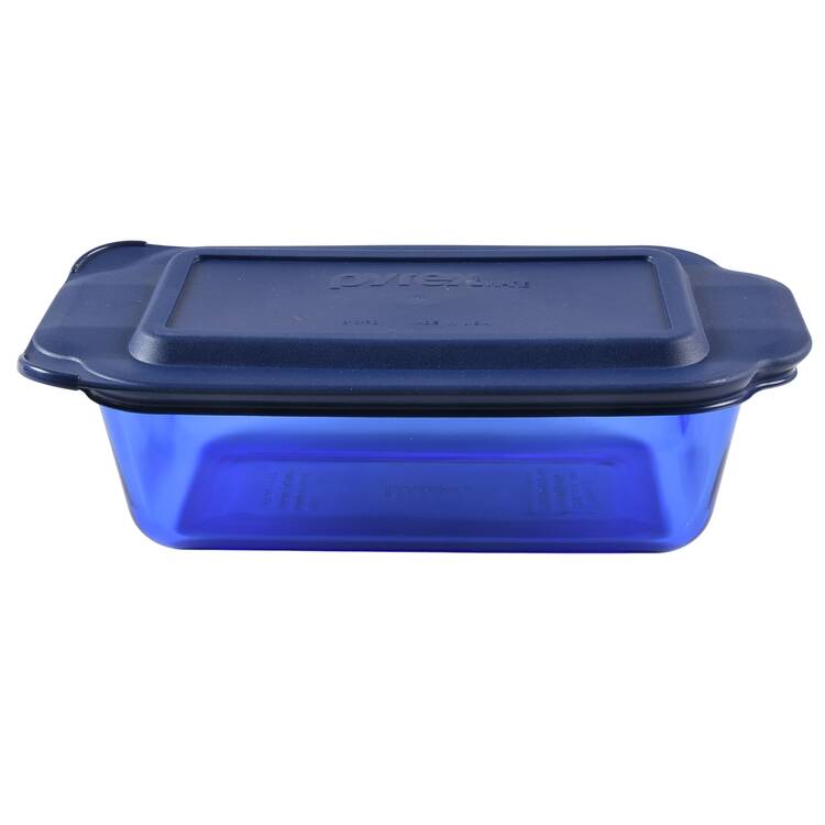 Originals Cobalt Blue Loaf Pan & Plastic Lid by Pyrex