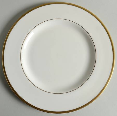 Signature (Gold Trim, No Monogram, Ivory) by Pickard