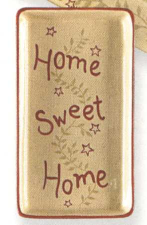 Home Sweet Home Spoon Rest/Holder (Holds 1 Spoon)