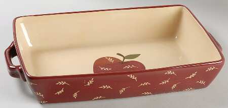 Apple Jack 13"  Rectangular Baker