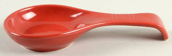 Casual Classics Persimmon Spoon Rest/Holder (Holds 1 Spoon)