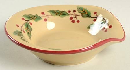 Holly Spoon Rest/Holder (Holds 1 Spoon)