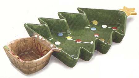 Holly Jolly 1 Piece Chip & Dip