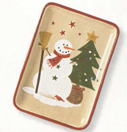 Holly Jolly Spoon Rest/Holder (Holds 1 Spoon)