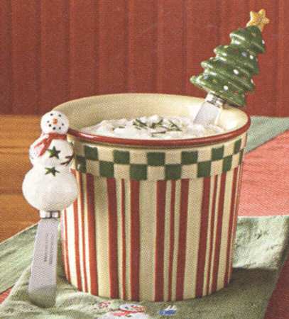 Holly Jolly Dip Cooler Set-(Dip Bowl &Icer