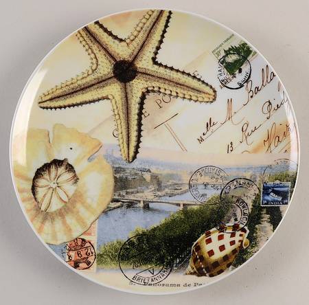 Coastal Curiosity Salad/Dessert Plate