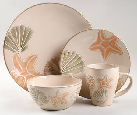 Sandy Shores 4 Piece Place Setting
