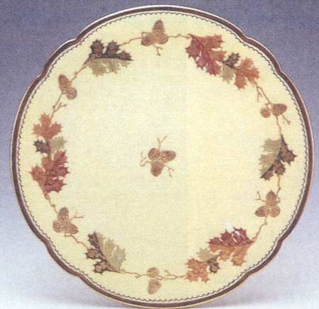 Autumn Border 12" Chop Plate (Round Platter)