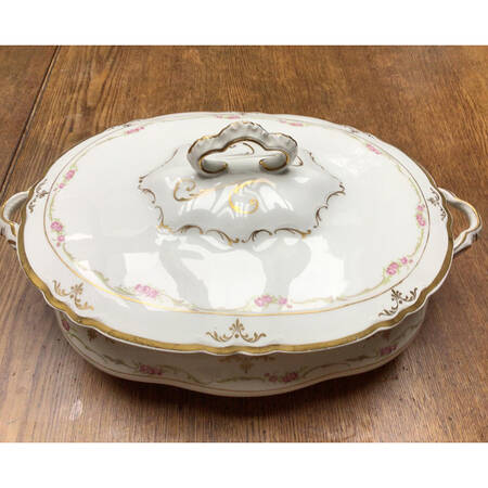 POP287 Oval Covered Vegetable