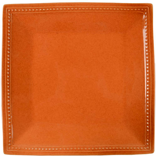Spice Route Nutmeg Square Dinner Plate