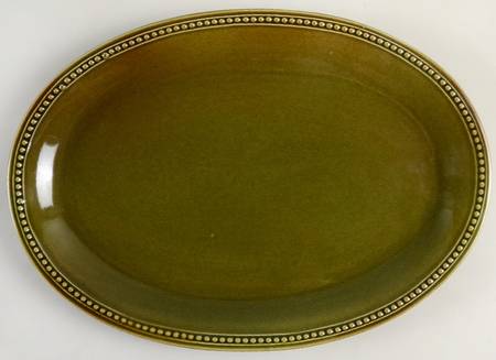 Spice Route Clove 16" Oval Serving Platter