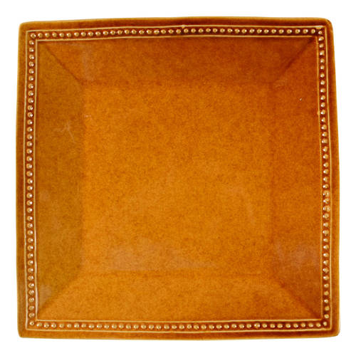Spice Route Ginger Square Dinner Plate