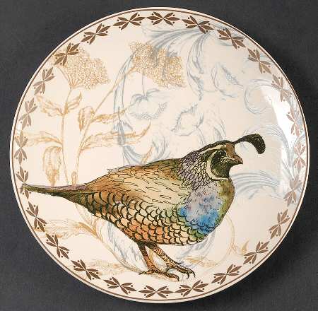 Bird (Decal) Salad Plate