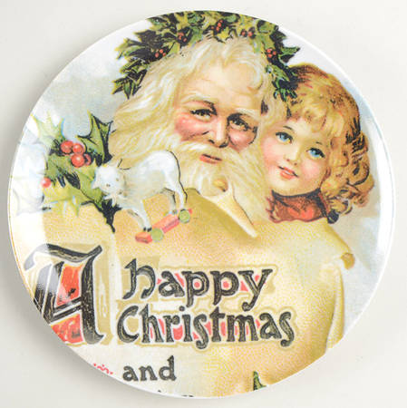 Christmas Carol Salad Plate