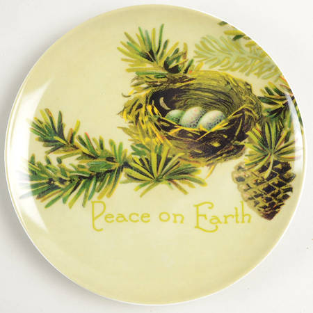Christmas Carol Salad Plate