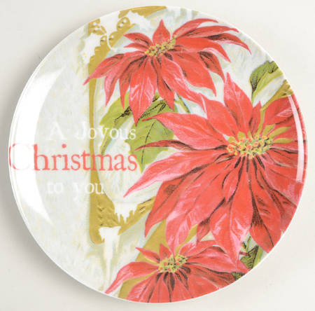 Christmas Carol Salad Plate