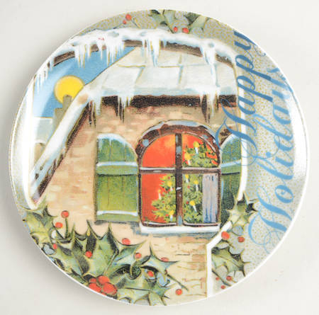Christmas Carol Salad Plate