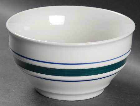 Clipper Green Blue Soup/Cereal Bowl