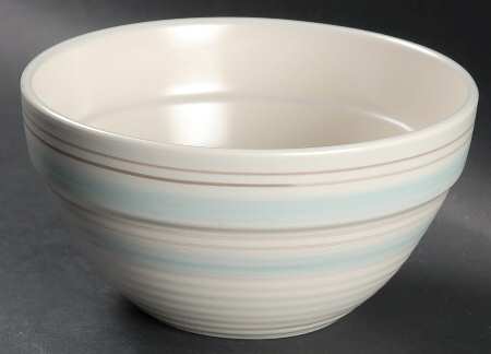 Rio Swirl Teal Soup/Cereal Bowl