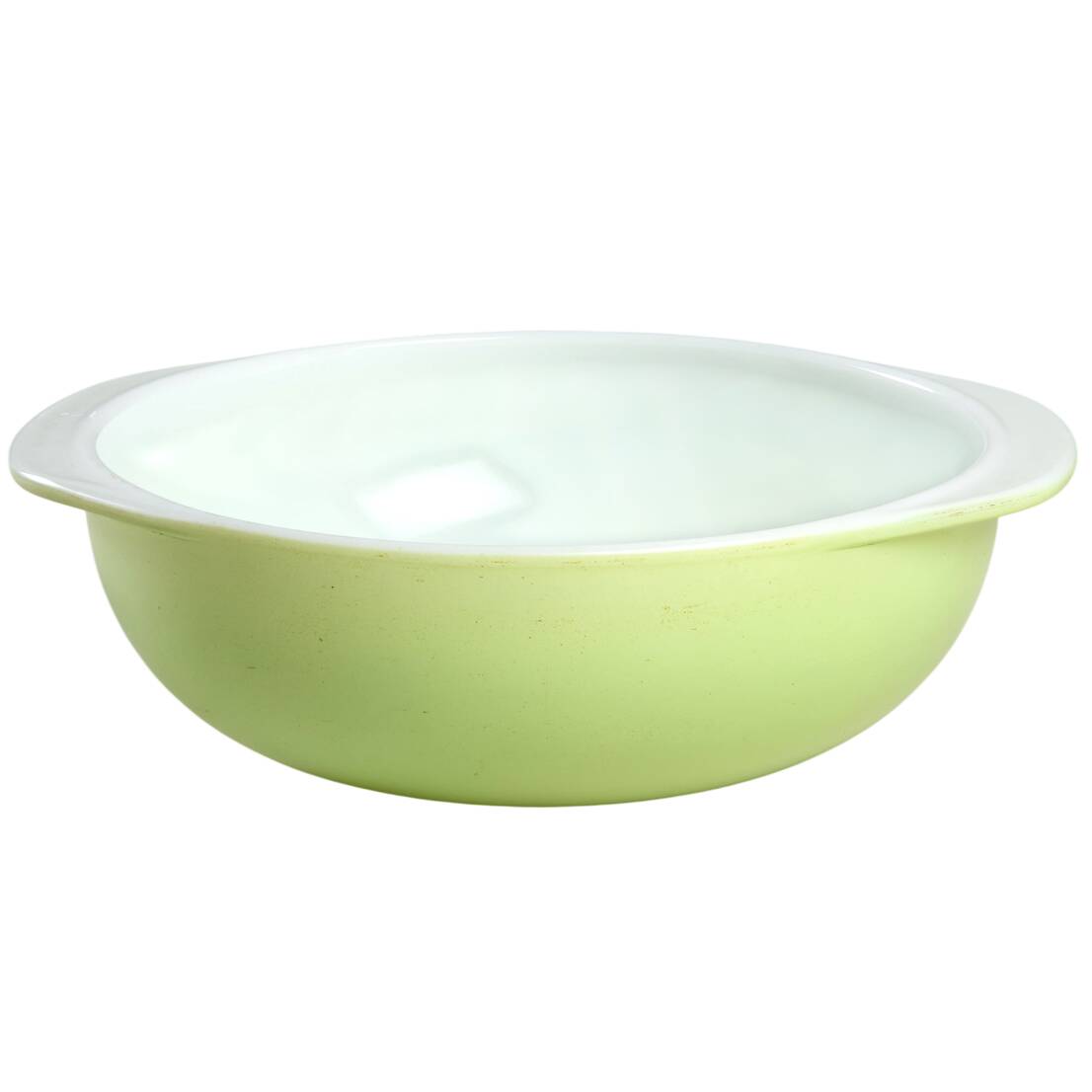 Lime 2 Qt Round Covered Casserole No Lid